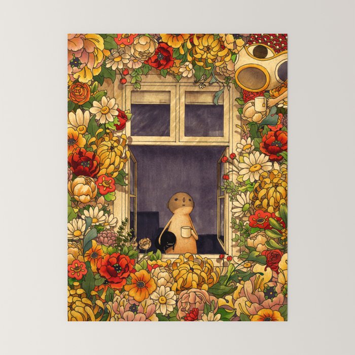 Flower Garden Mini Art Print Gallery Image 6
