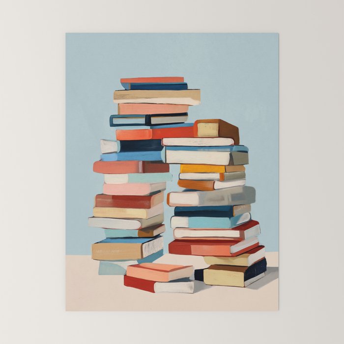 Books in Balance Mini Art Print Gallery Image 6