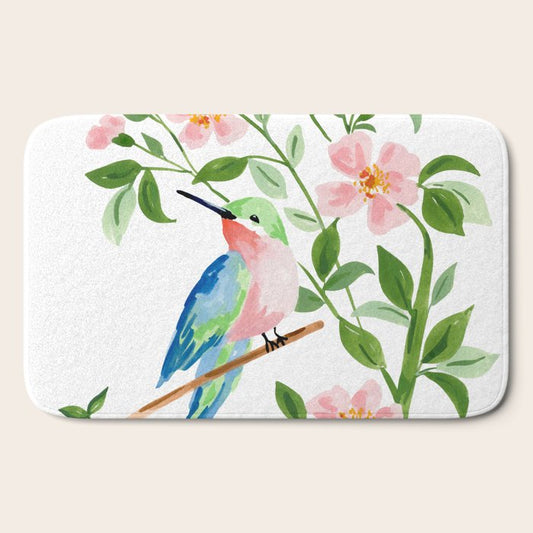 Hummingbird Bath Mat Gallery Image 2