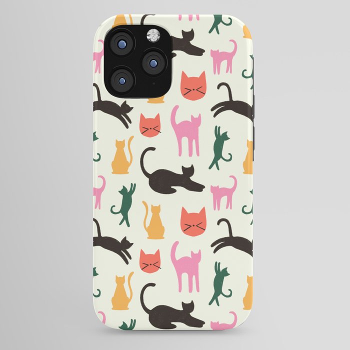 Colorful Cats Pattern iPhone Case Gallery Image 44