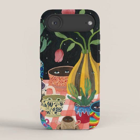 Suspicious mugs 2 iPhone Case Gallery Image 2