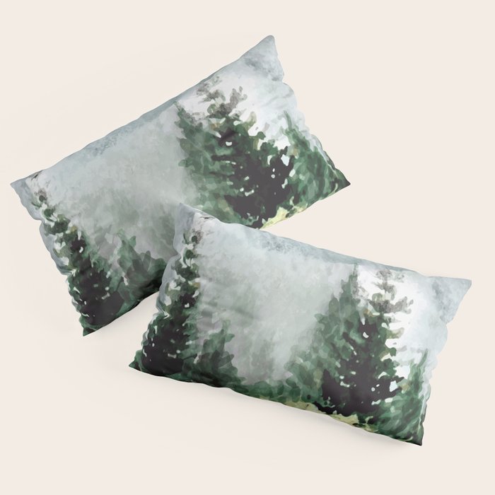 Pine Trees 2 Pillow Sham Gallery Image 4