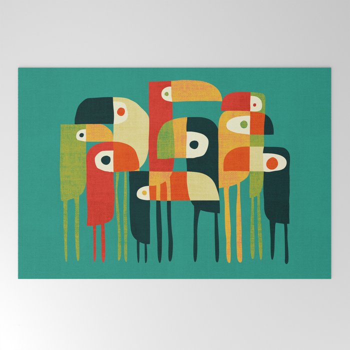 Toucan Welcome Mat Gallery Image 2
