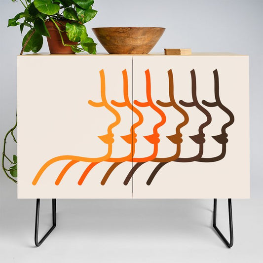 Golden Silhouettes Credenza Gallery Image 2