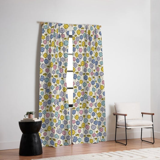 Summer Garden #13 Window Curtain Gallery Image 2