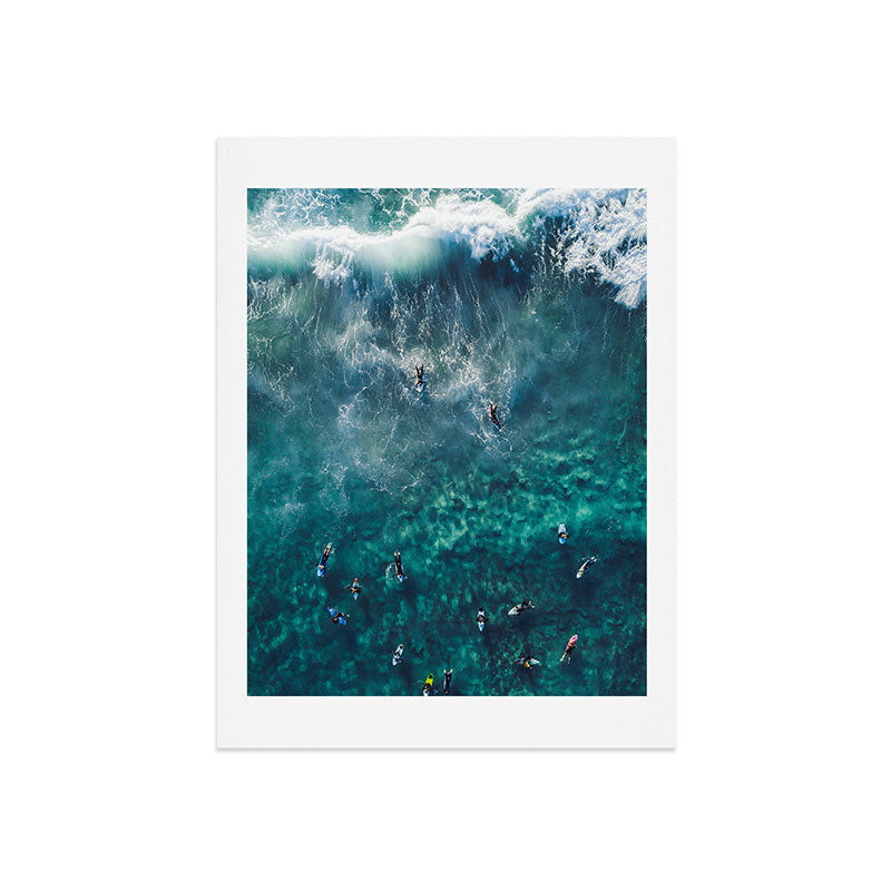 Surfing in the Ocean 2 Art Print Gallery Image 7