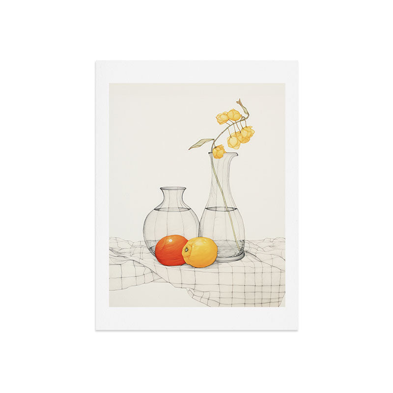 Minimalist Citrus Still Life Fine Art Art Print Gallery Image 7