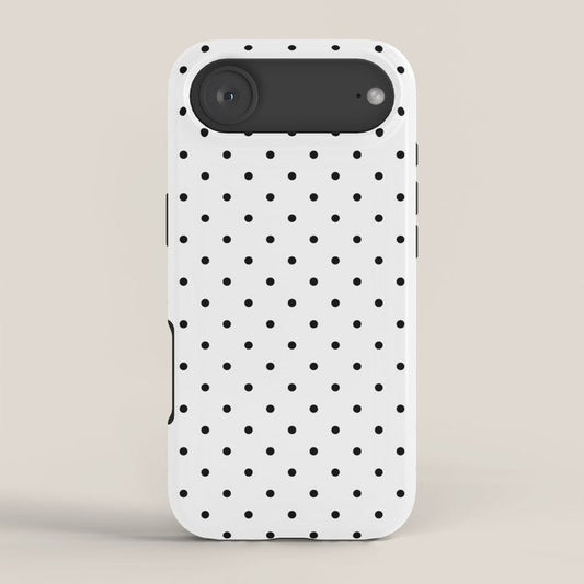 Small Black Polka dots Background iPhone Case Gallery Image 2