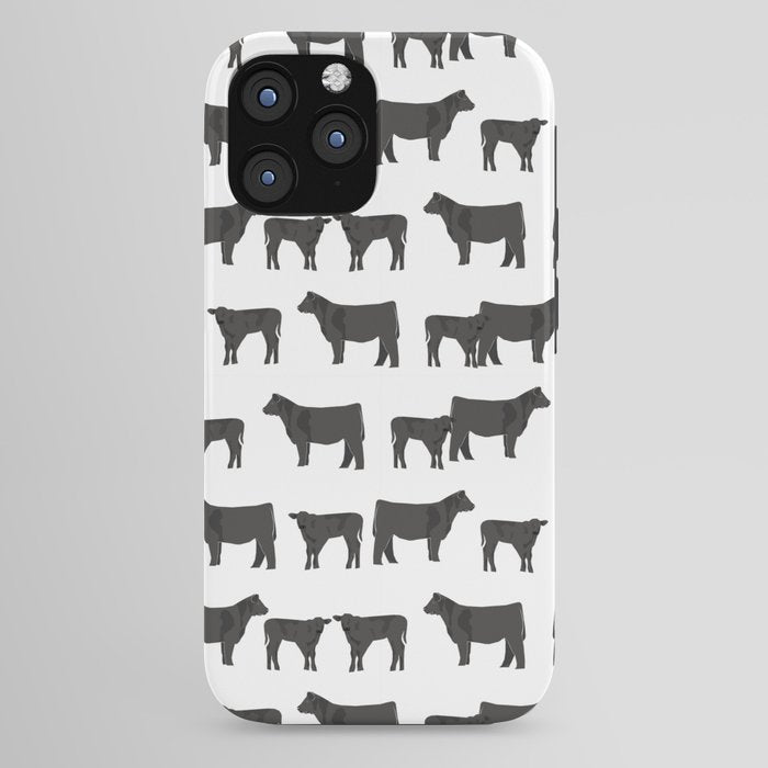 Angus Cattle breed farm gifts must have cow animal iPhone Case Gallery Image 44
