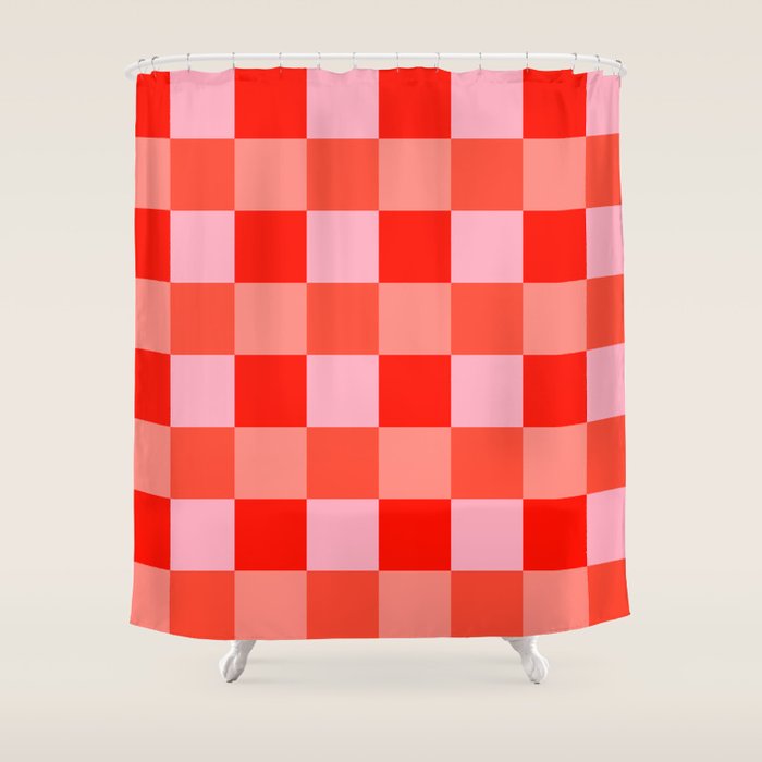Summer squares Shower Curtain Gallery Image 1