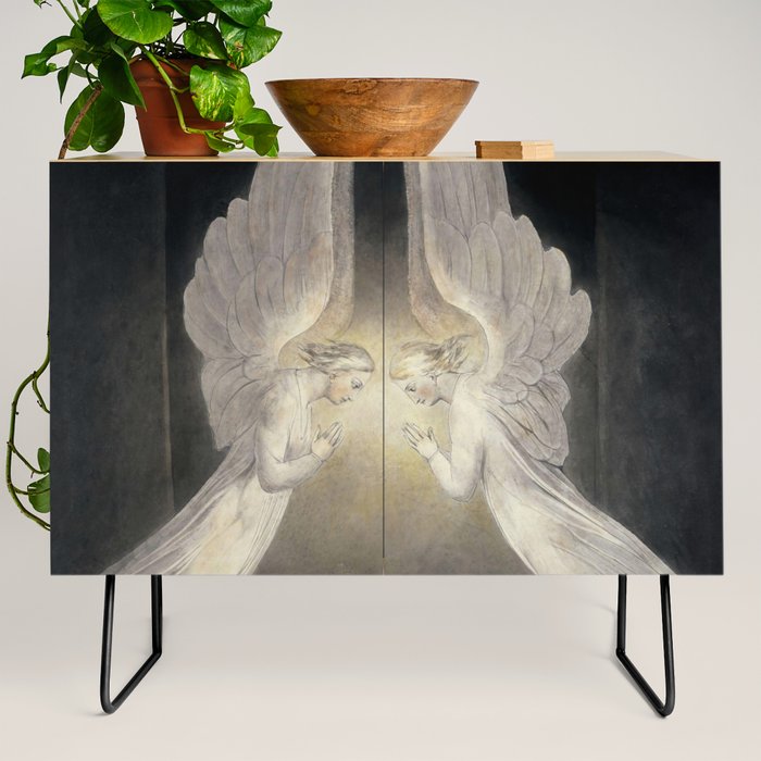 William Blake The Angels hovering over the body of Christ in the Sepulchre Credenza Gallery Image 2