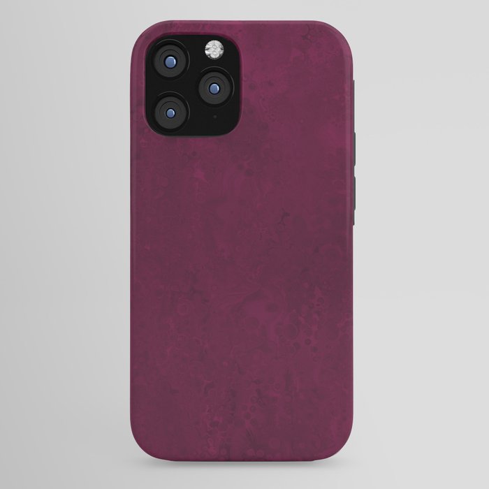 Hand painted modern abstract burgundy marble watercolor iPhone Case Gallery Image 44