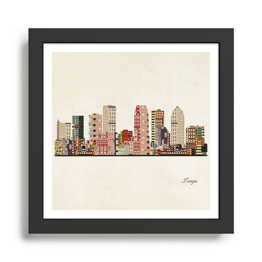 tampa skyline Framed Art Print Gallery Image 2