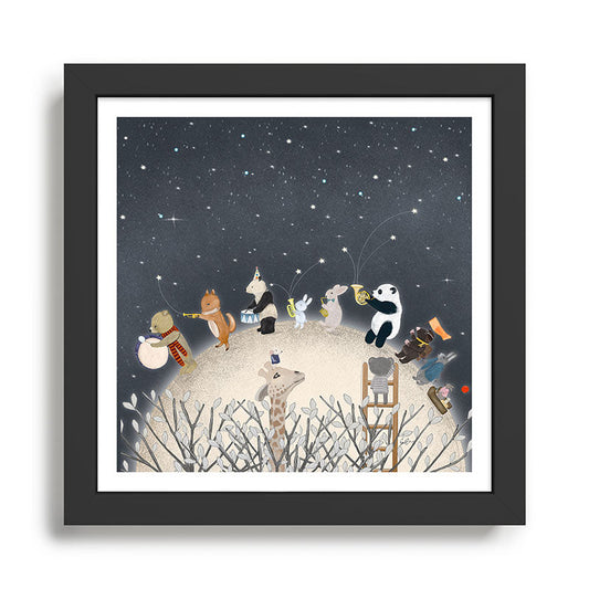 the moon song Framed Art Print Gallery Image 2