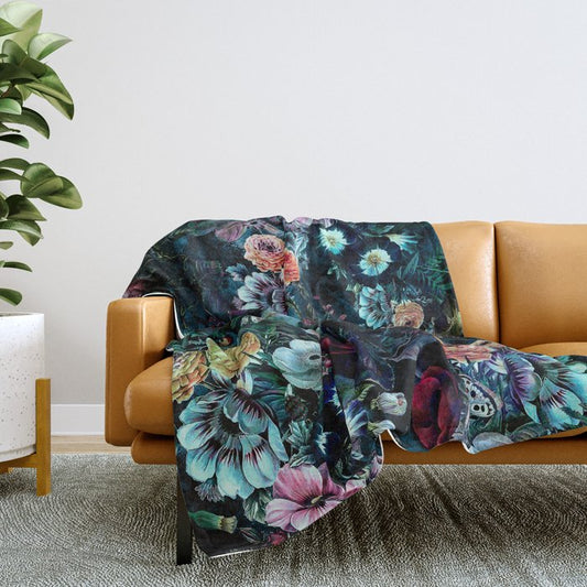 Night Garden Throw Blanket Gallery Image 2