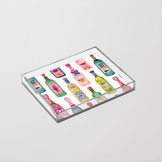 Champagne Collection Acrylic Tray Gallery Image 2