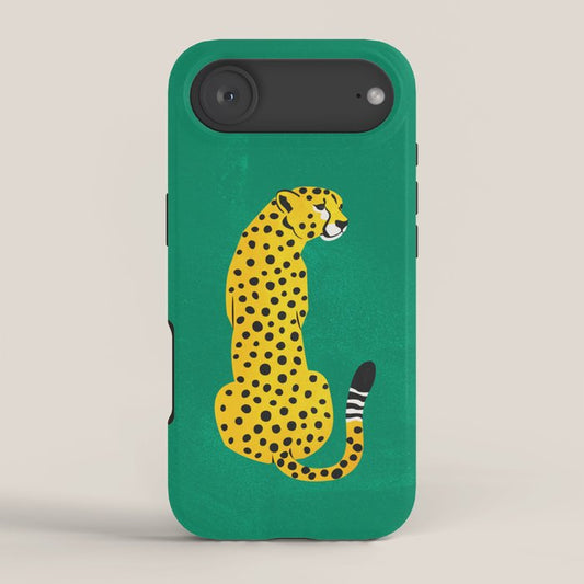 The Stare: Golden Cheetah Edition iPhone Case Gallery Image 2
