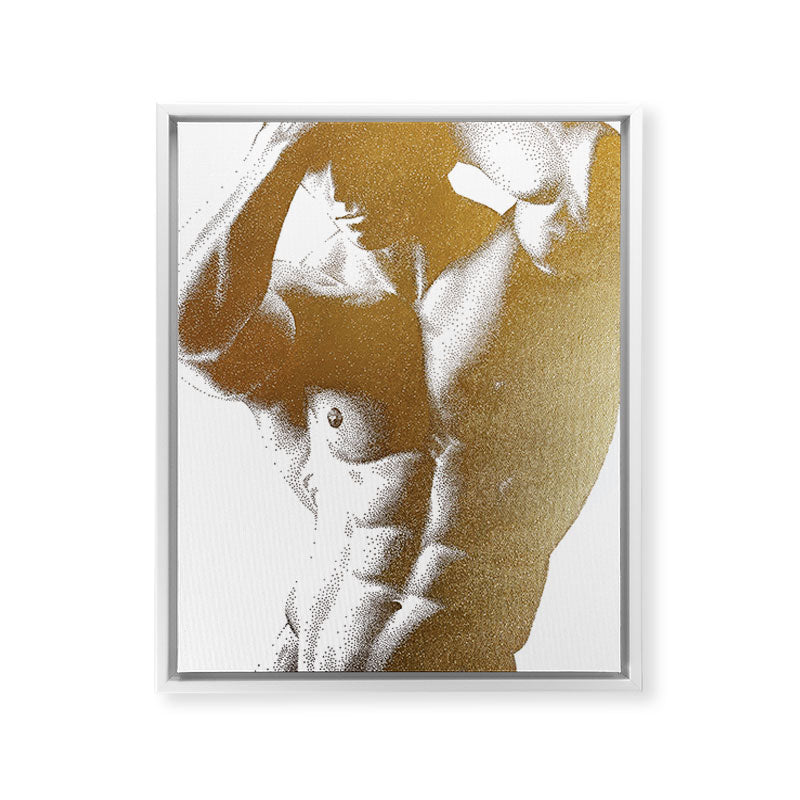 Obscured 2 - Painting Framed Canvas Print Gallery Image 12