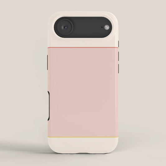 Subtle Spring Color Block - Soft Pink iPhone Case Gallery Image 2
