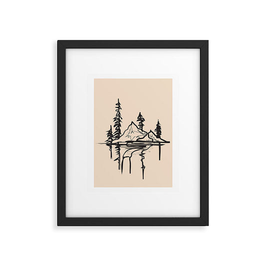 Abstract Landscape II Framed Art Print Gallery Image 2