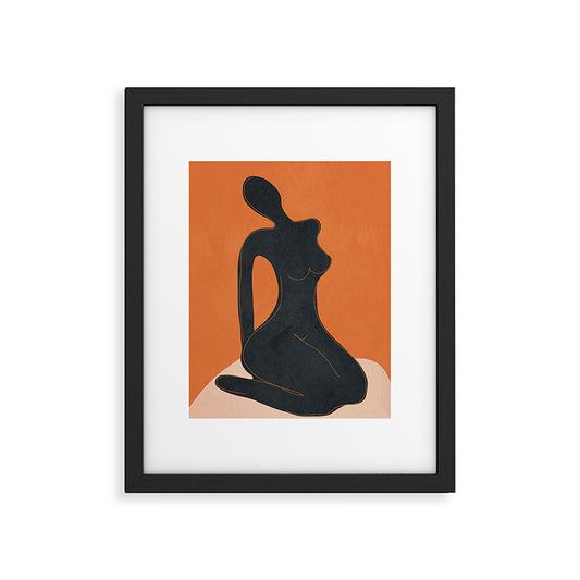 Abstract Nude II Framed Art Print Gallery Image 2