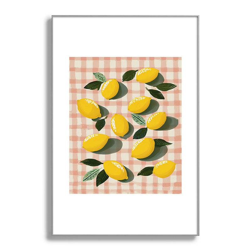 Lemon Picnic Still Life Framed Art Print Gallery Image 101