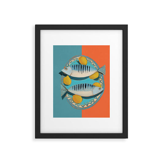 Modern Coastal Still Life Framed Art Print Gallery Image 2