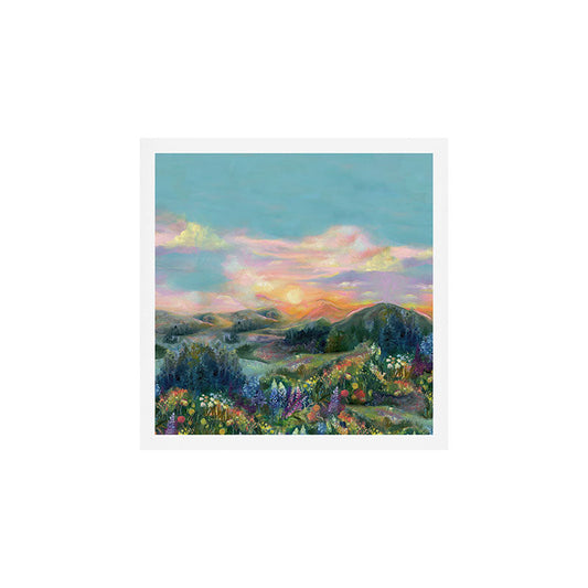 Sunset Landscape Art Print Gallery Image 2