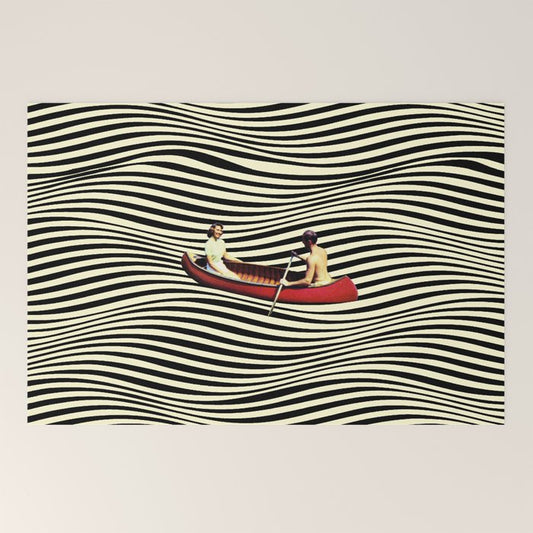 Illusionary Boat Ride Welcome Mat Gallery Image 2