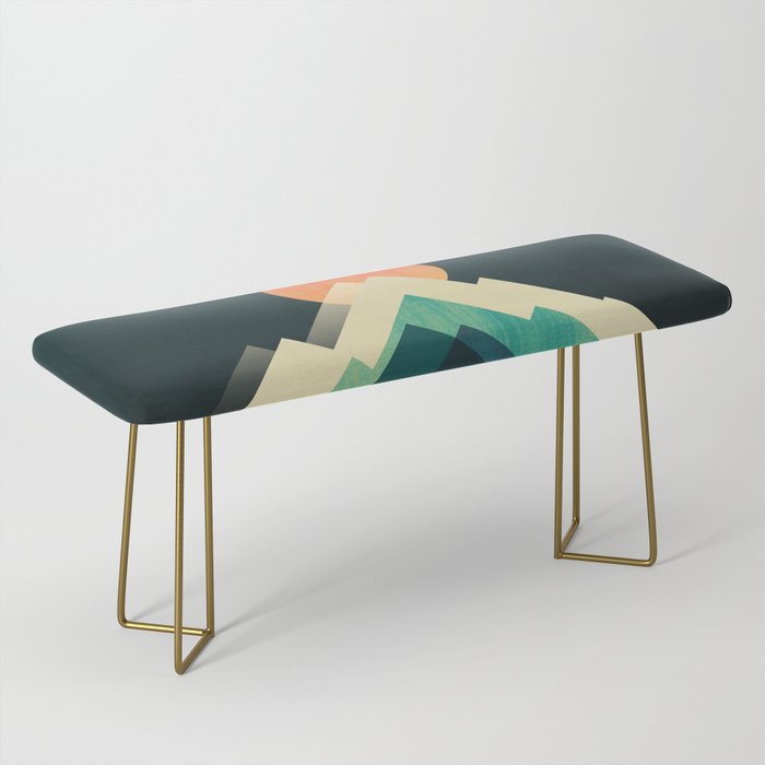 Ablaze on cold mountain Bench Gallery Image 2