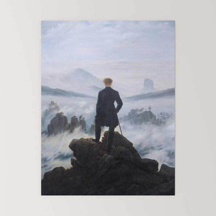 Wanderer above the Sea of Fog Mini Art Print Gallery Image 6