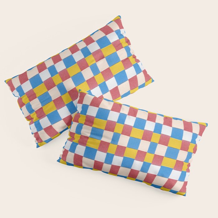 Paper Weaving Pattern #2 Pillow Sham Gallery Image 4