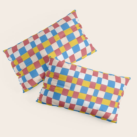 Paper Weaving Pattern #2 Pillow Sham Gallery Image 2