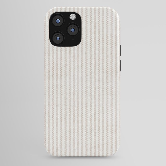 AEGEAN WIDE TICKING STRIPE JUTE iPhone Case Gallery Image 44