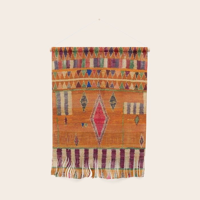 Orange Traditional Moroccan Design Wall Hanging Gallery Image 2
