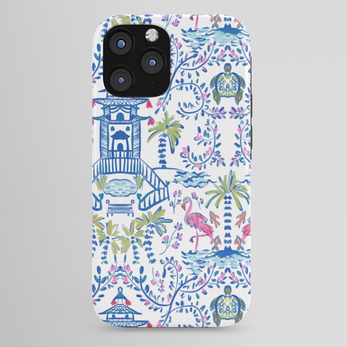 Colorful Coastal Chinoiserie iPhone Case Gallery Image 44