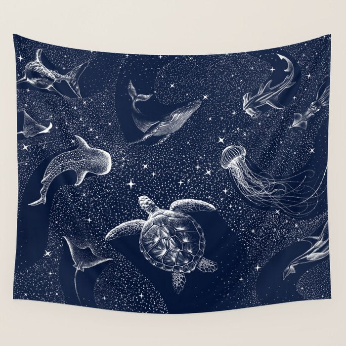 Cosmic Ocean Wall Tapestry Gallery Image 3