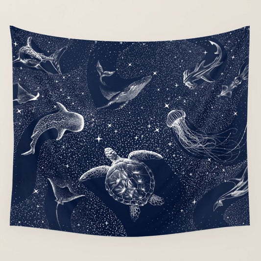 Cosmic Ocean Wall Tapestry Gallery Image 2