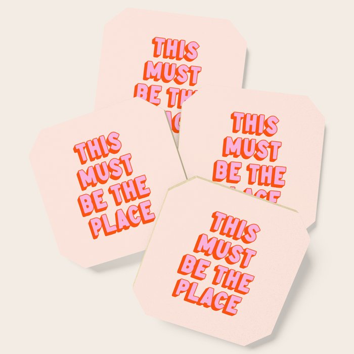 This Must Be The Place: The Peach Edition Coaster Gallery Image 1
