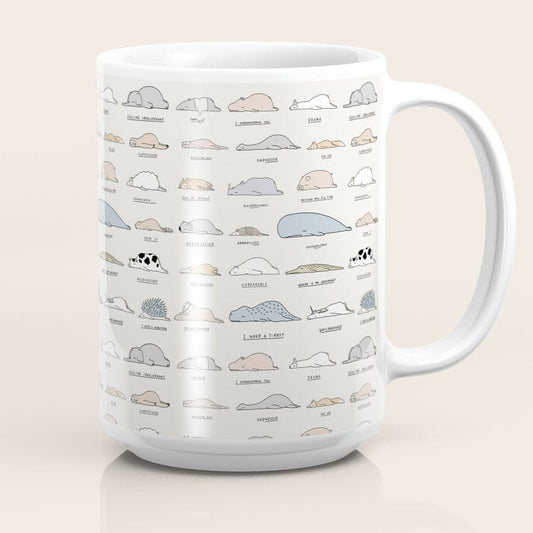 The Moody Animals (Colours) Coffee Mug Gallery Image 2