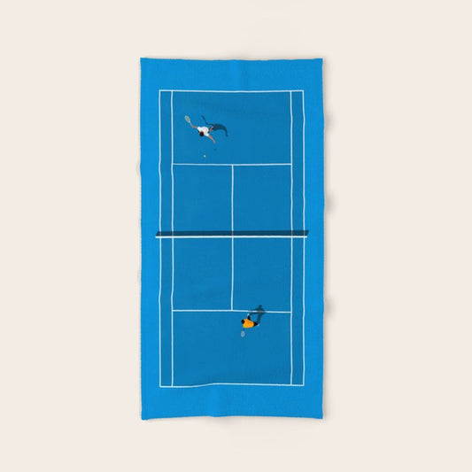 Australian Open Grand Slam | Blue Tennis Court Bath Towel Gallery Image 2