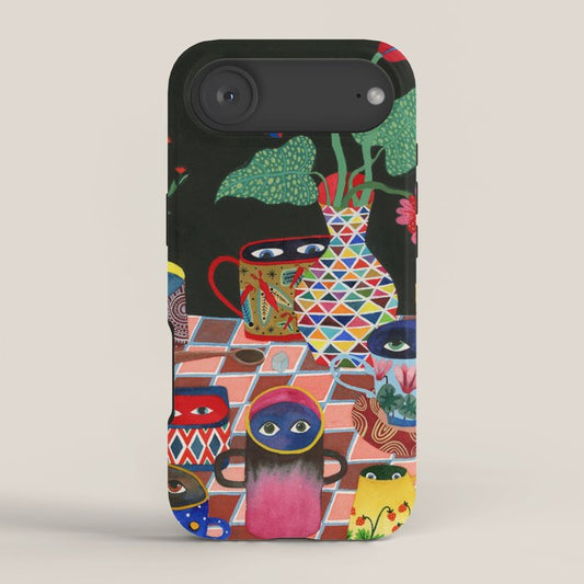 Suspicious mugs 3 iPhone Case Gallery Image 2