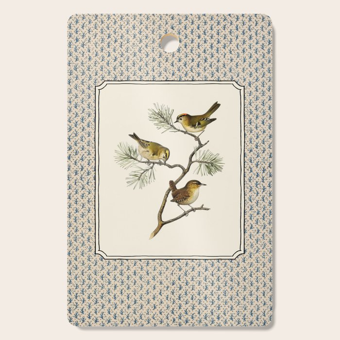 Three Wrens on a Branch Cutting Board Gallery Image 1