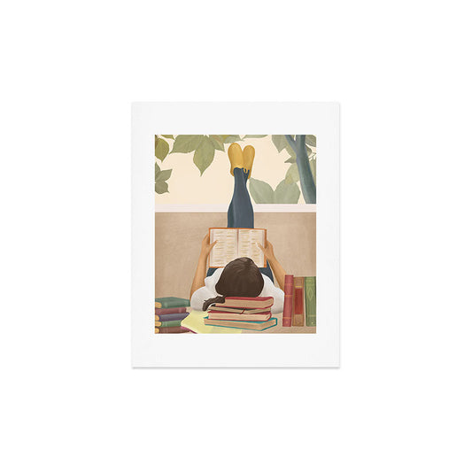 Bookworm Art Print Gallery Image 2