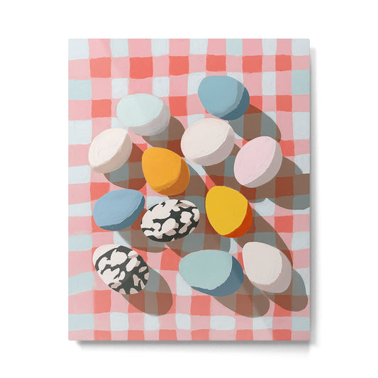 Easter Picnic Eggs Metal Print Gallery Image 2