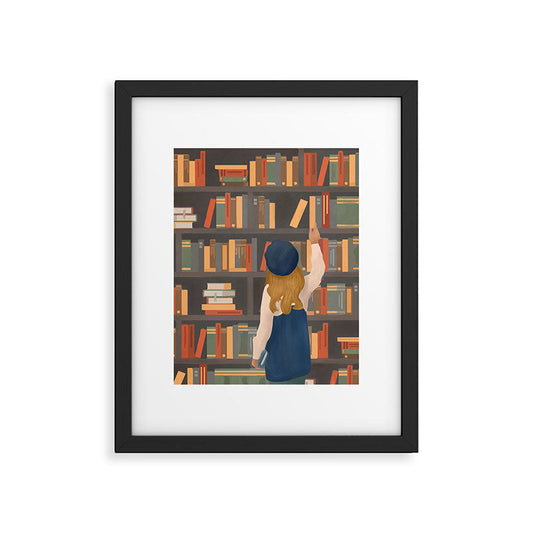 Library Love Framed Art Print Gallery Image 2