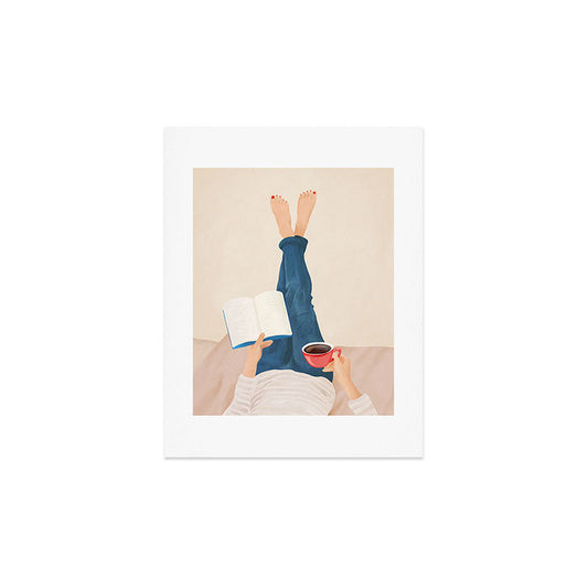 Morning Read Art Print Gallery Image 2