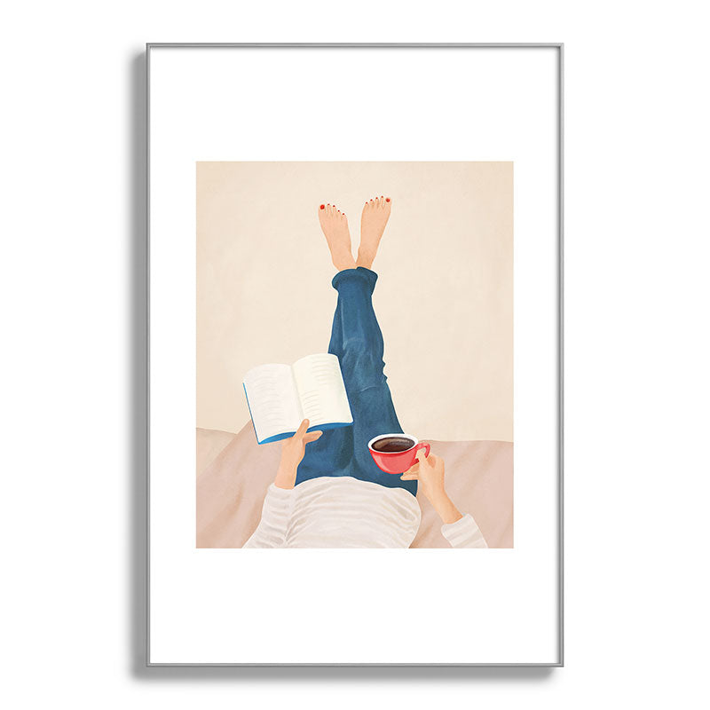 Morning Read Framed Art Print Gallery Image 101