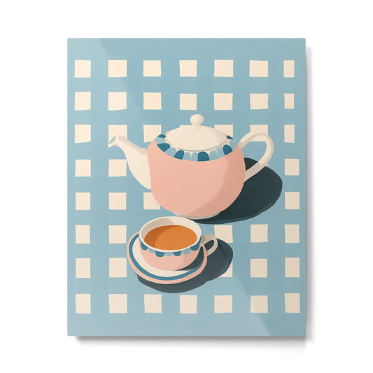 Picnic Tea Metal Print Gallery Image 2