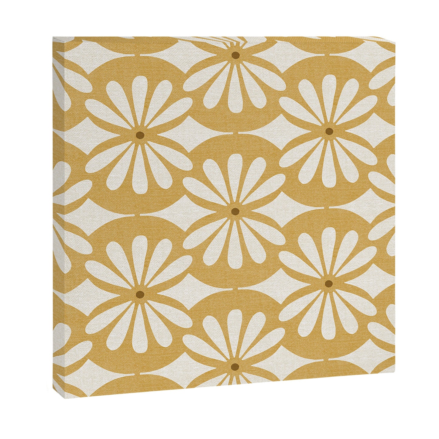 Solstice Boho Geometric Goldenrod Canvas Print Gallery Image 9